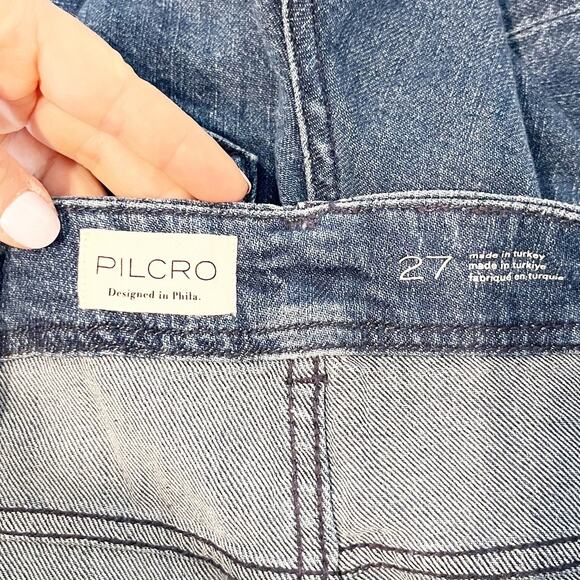 Pilcro Blue Flare & Wide Leg Jeans - Picture 3 of 12